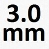 3-0mm