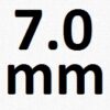 7-0mm