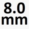 8-0mm